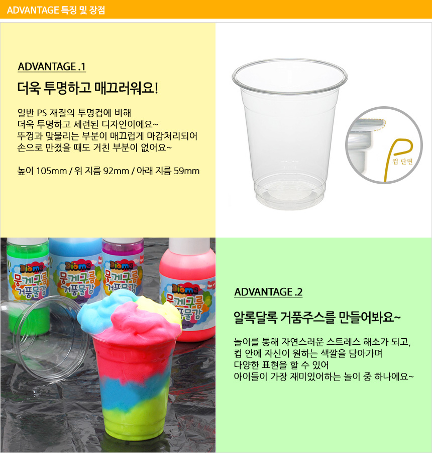 구름컵 물감놀이용품 물감컵 거품물감컵 구름컵 거품주스 아이들놀이 물감놀이 놀이물감 투명물감컵 놀이컵