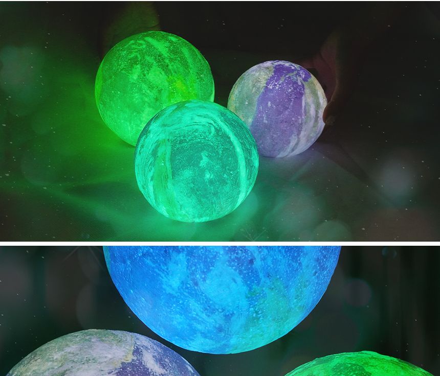 지구 무드등 (Earth Lamp)15 cm( 단색 ) 수유등 취침등 무드등 캠핑무드등 인테리어무드등 갬성무드등 인테리어조명 인테리어수면등 갬성수면등 방꾸미기 집들이선물