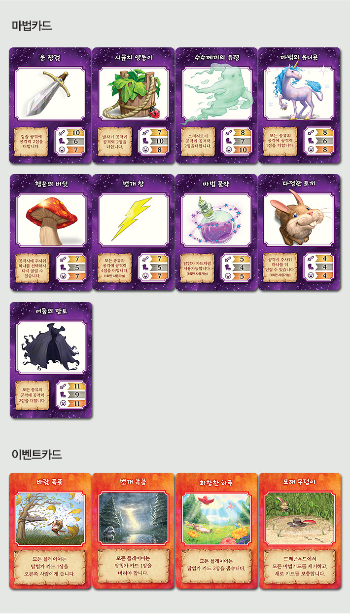 드래곤우드 한글판 레이블 보약게임/보드게임/탐험게임/학습보드게임/학습게임/취미보드게임/취미용보드게