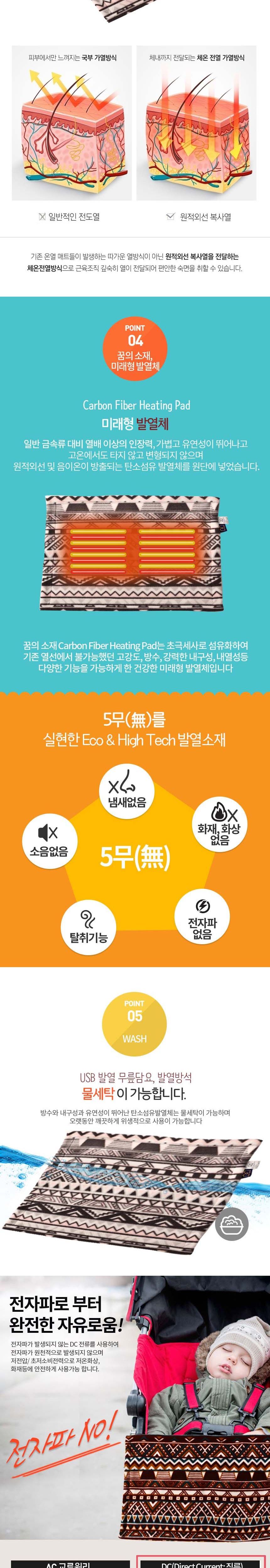 (아즈텍 브라운+아즈텍 골드) 맘스품 탄소 섬유 발열 USB 방석/탄소섬유발열USB방석/탄소섬유발열방석/온열