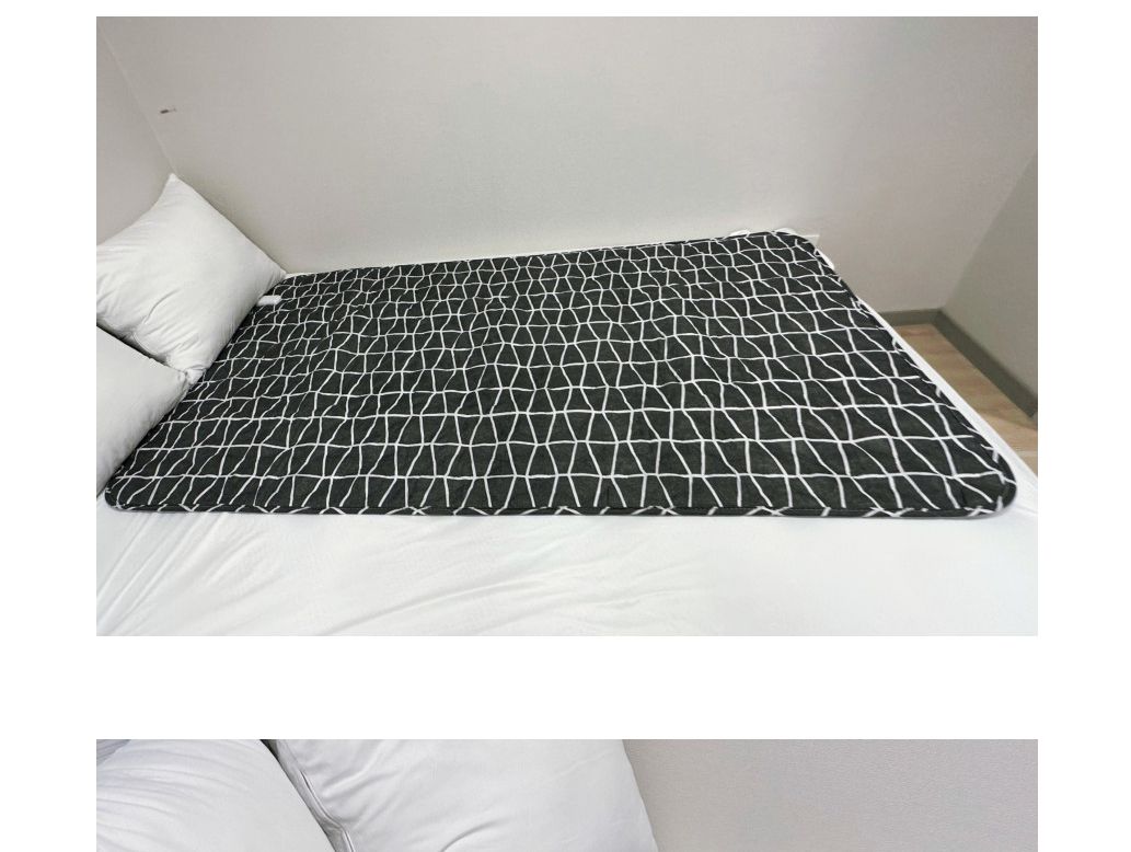 국산 루프체크 고급 논슬립형 대 135x180/전기장판/전기요/장판/겨울장판/거실장판/침대전기장판/침대전기