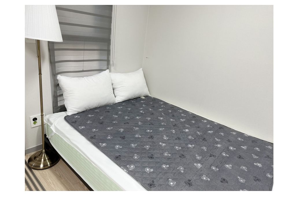 국산 자전거패턴 전기장판 고급형 중 100x180/전기장판/전기요/장판/겨울장판/거실장판/침대전기장판/침대