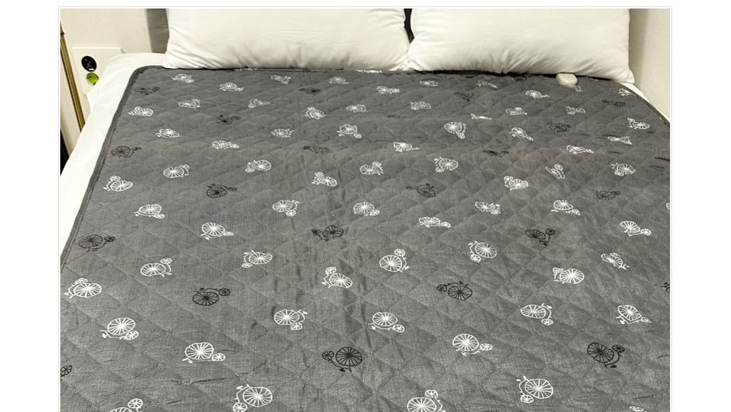 국산 자전거패턴 전기장판 고급형 중 100x180/전기장판/전기요/장판/겨울장판/거실장판/침대전기장판/침대