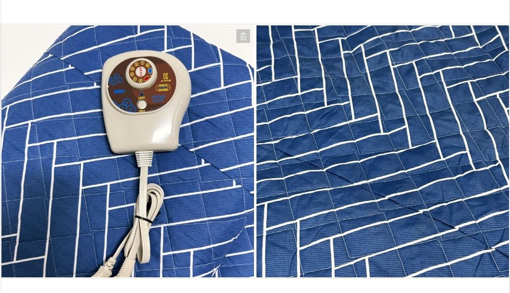 국산 커버분리 모노라인블루 전기요 고급 중 100x180/전기장판/전기요/장판/겨울장판/거실장판/침대전기장