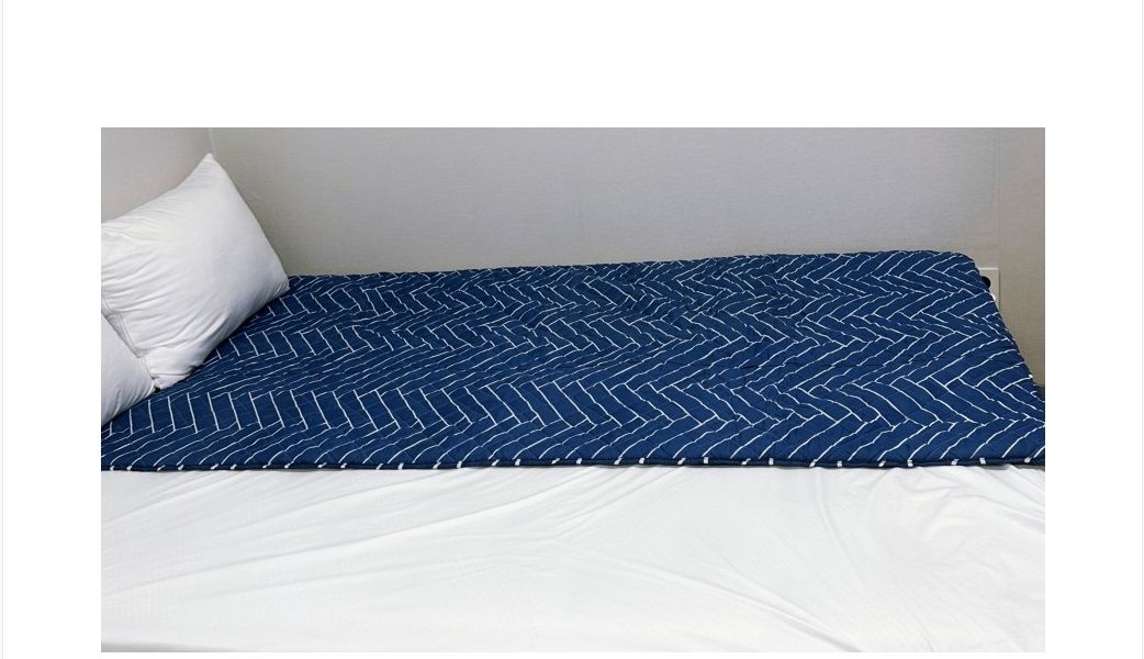 국산 커버분리 모노라인블루 전기요 고급 중 100x180/전기장판/전기요/장판/겨울장판/거실장판/침대전기장