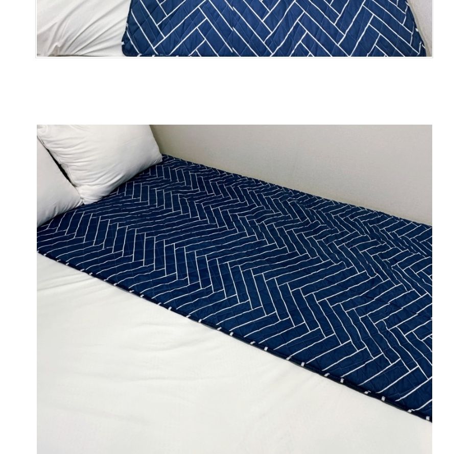 국산 커버분리 모노라인블루 전기요 고급 중 100x180/전기장판/전기요/장판/겨울장판/거실장판/침대전기장