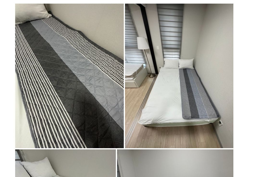 더크린 전기요 커버분리 콤비스트라이프 일반 소/전기장판/전기요/장판/겨울장판/거실장판/침대전기장판/침