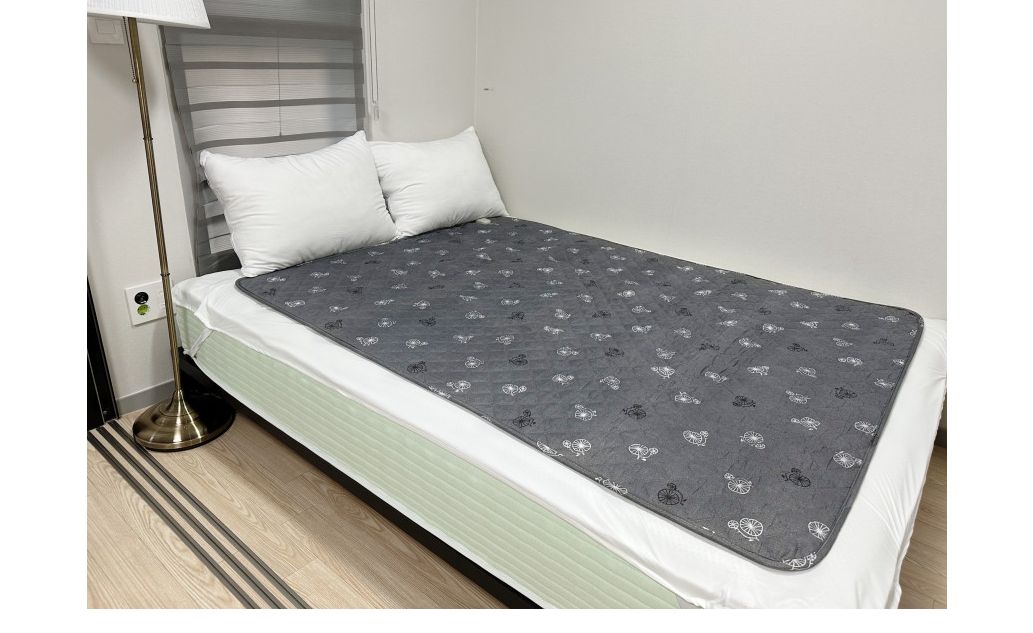 국산 자전거패턴 전기장판 고급형 소 67x180/전기장판/전기요/장판/겨울장판/거실장판/침대전기장판/침대전