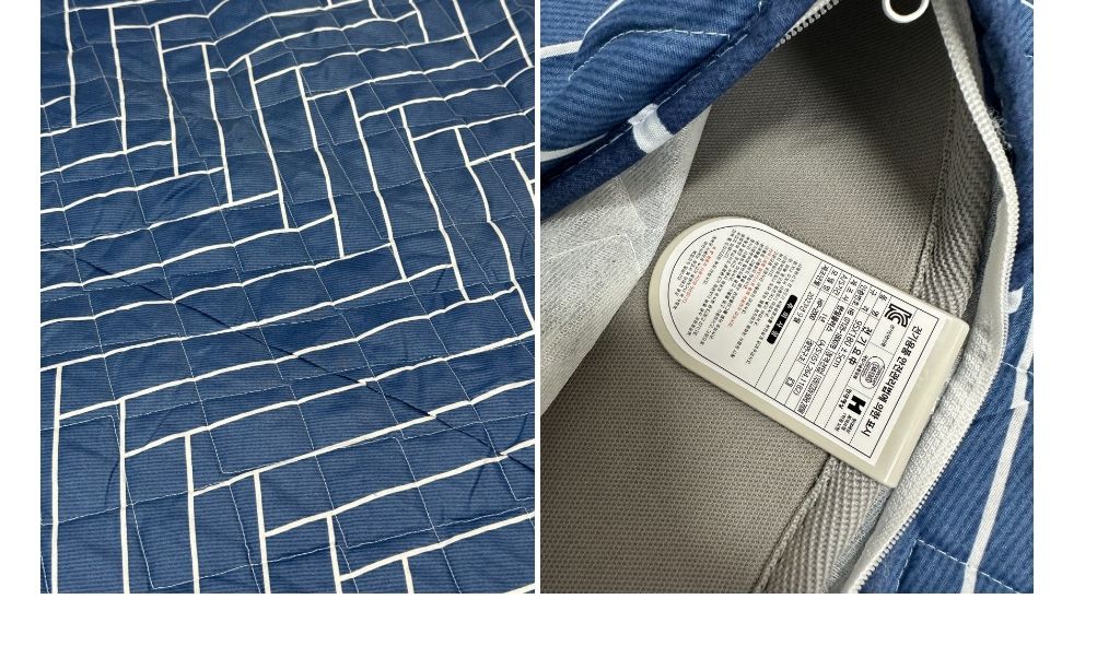 더크린 전기요 헤링본블루 고급 대 워셔블 세탁가능/전기장판/전기요/장판/겨울장판/거실장판/침대전기장판