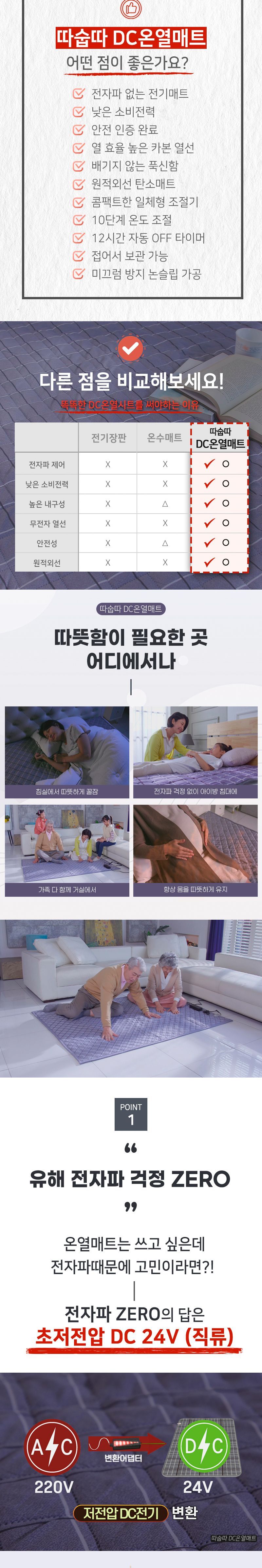 따숩따 DC24V 탄소 카본 온열 매트 싱글/탄소카본매트/카본매트/탄소온열매트/탄소매트/전기장판/전기매트/