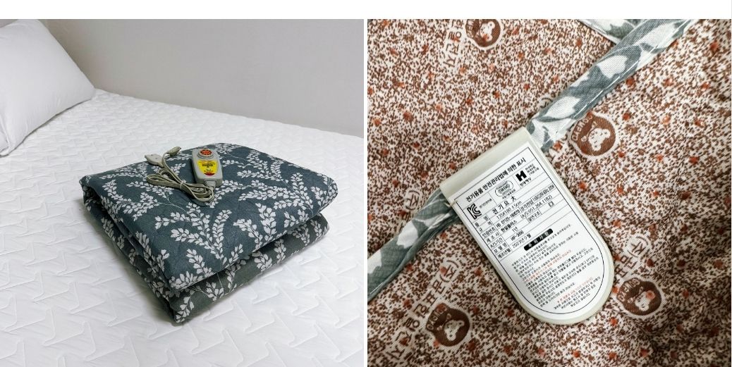 와일드 플라워 전기장판 고급형 소 67x180/전기장판/전기요/장판/겨울장판/거실장판/침대전기장판/침대전기