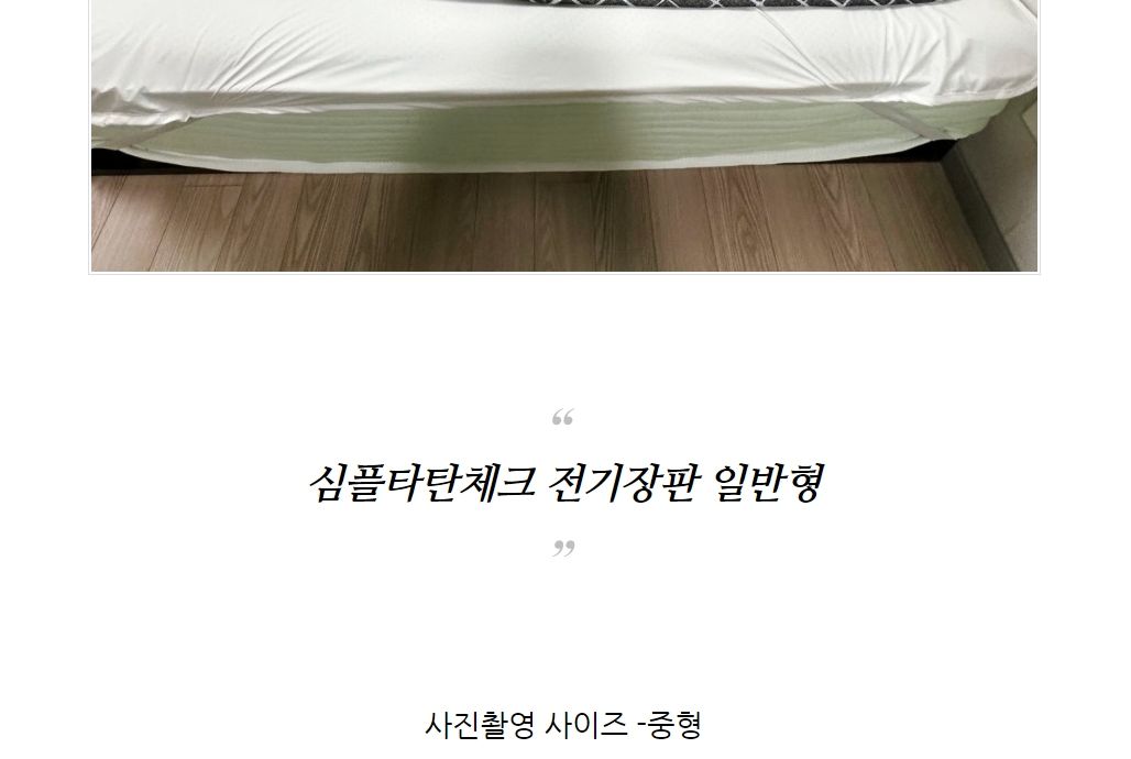 모던체크 전기장판 일반형 중 100x180/전기장판/전기요/장판/겨울장판/거실장판/침대전기장판/침대전기요/