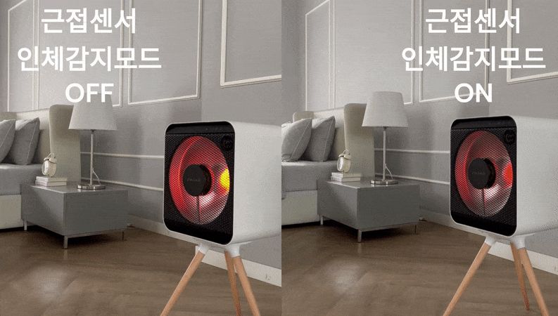 신일 에코 큐브 하이라이트 히터 2구 SEH-F1500HLB/자동온도조절히터/2단전기히터/다용도히터/가정용히터/