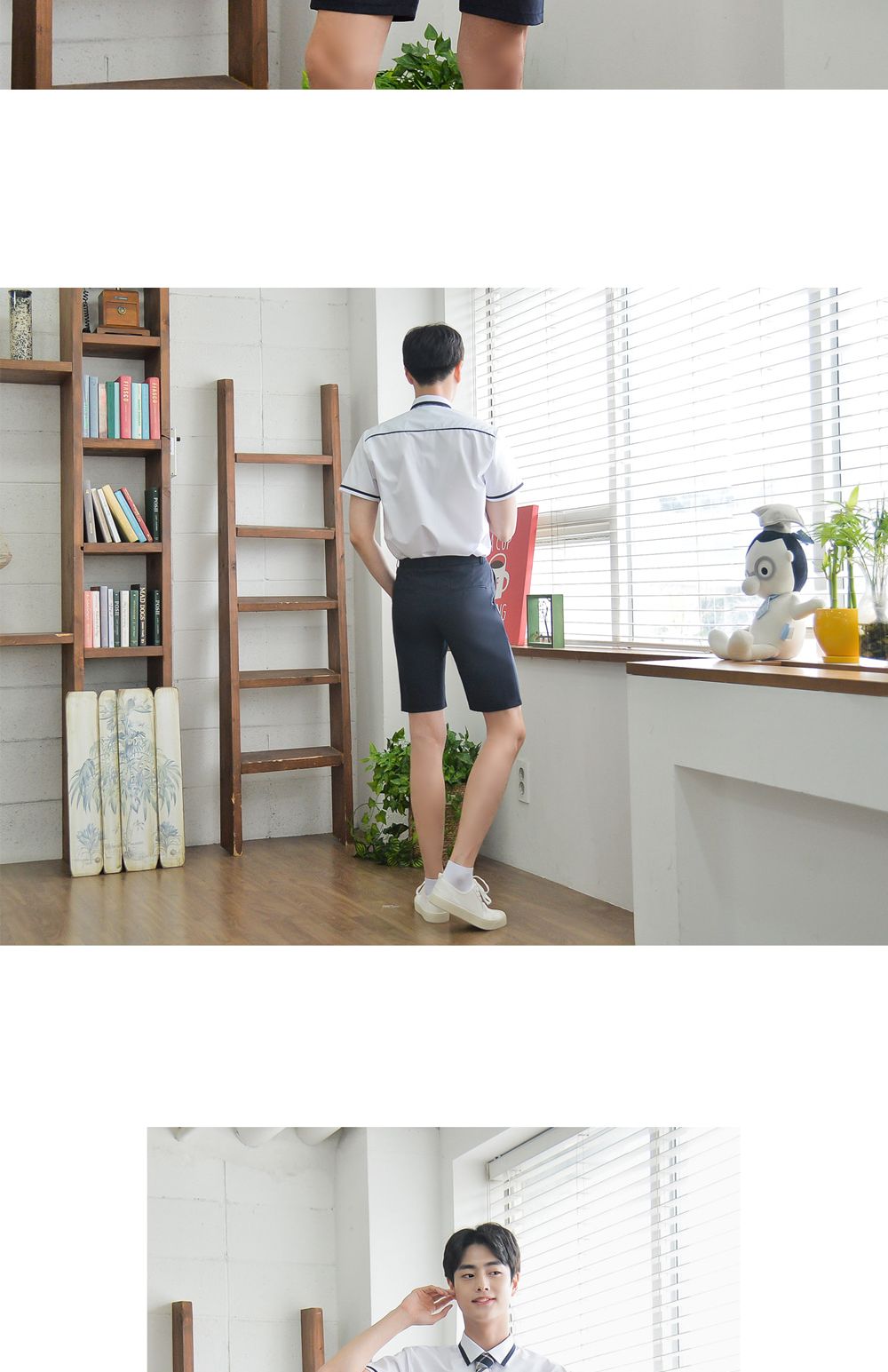 교복몰 남자 스판 교복 반바지 네이비 스판교복반바지 반바지 교복반바지 반바지교복 남자교복 남자교복바지 남학생교복 학생교복 학생복 교복바지 교복팬츠