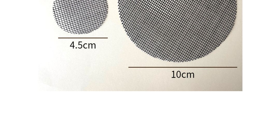 블랙 원형 거름망 4.5cm 100개입/화분거름망/화분바닥망/화분구멍망/화분물빠짐그물/화분물빠짐망/화분원형