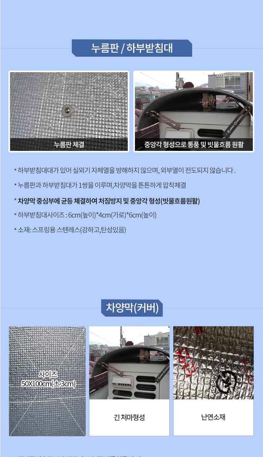 B-100 에어컨 실외기 절전 커버/실외기용절전커버/실외기커버/실외기카바/에어컨실외기커버/에어콘실외기커