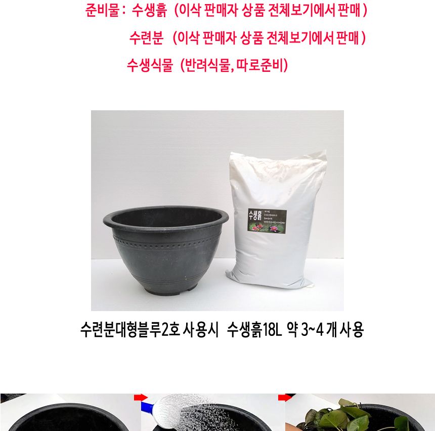 블루 수련 분대형 2호 장식화분 디자인화분 실내화분 수련분화분 식물화분 화분 인테리어화분 소품화분 정원화분 꾸미기화분
