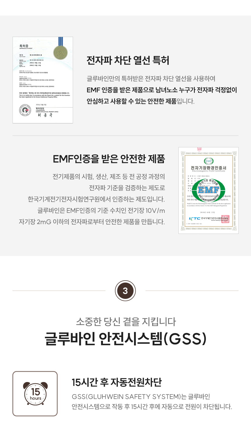 글루바인 G-793 전자파 안심 스마트 물세탁 탄소 매트/탄소매트/카본탄소매트/물세탁탄소매트/전기장판/전