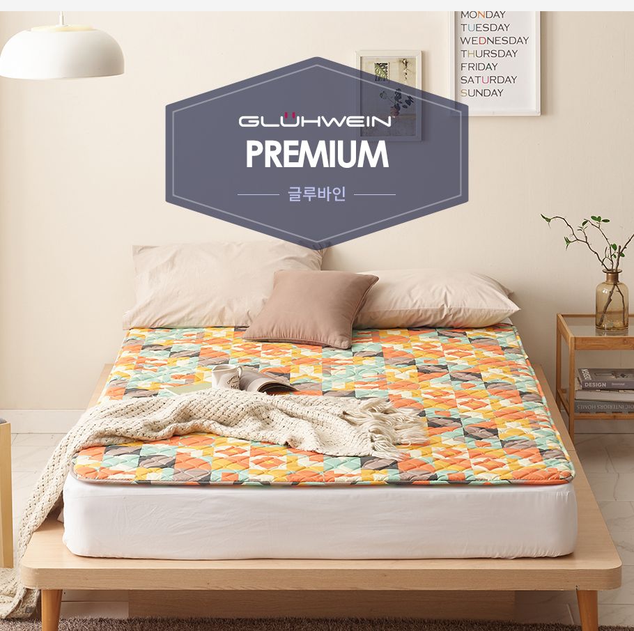 글루바인 전자파안심 타이머 전기요 GK-353 더블/전기장판/전기매트/전기요/타이머전기장판/타이머전기매트