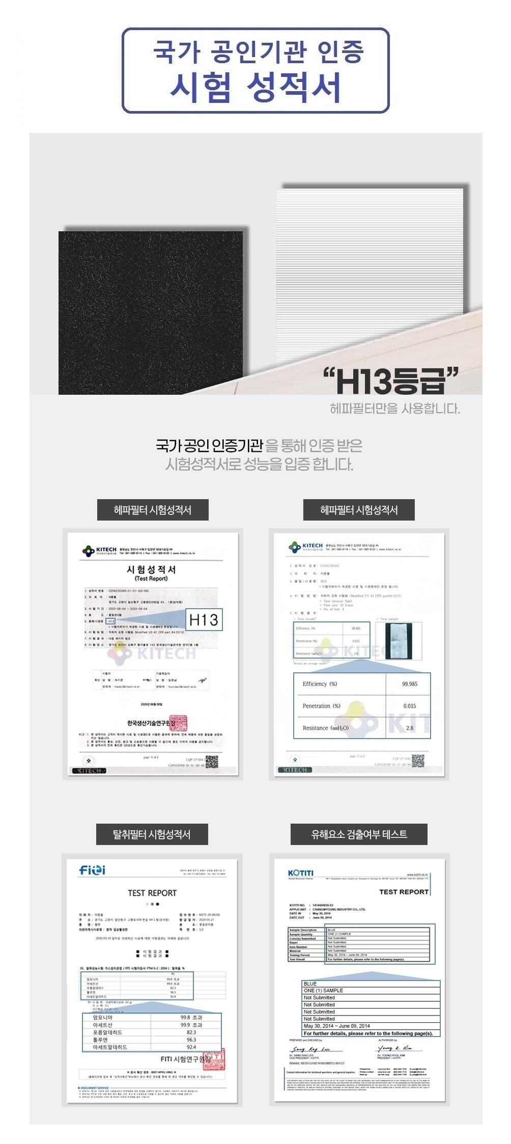 위니아 복합1 공기청정기필터호환 MAWF-N555N 2P 국산/위니아공기청정기필터/호환필터/미세먼지제거/공기청
