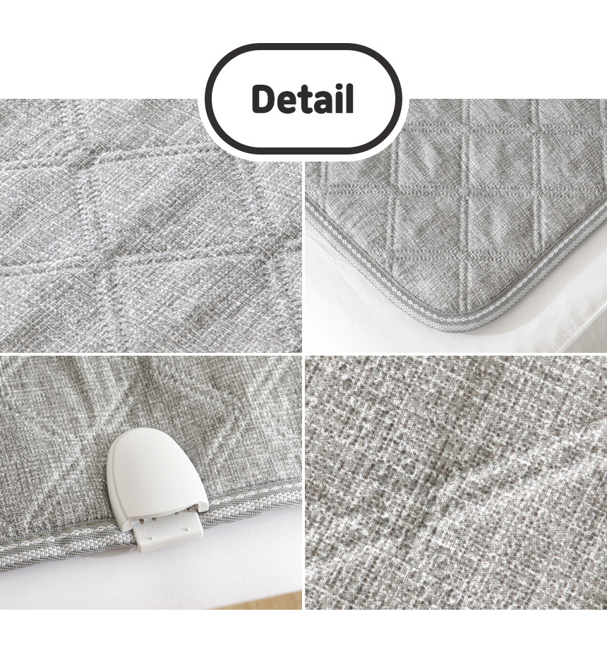 곰표한일 탄소 전기요 진그레이 싱글 100x180/전기요/겨울전기요/따뜻한전기요/전기매트/겨울매트/보온매트