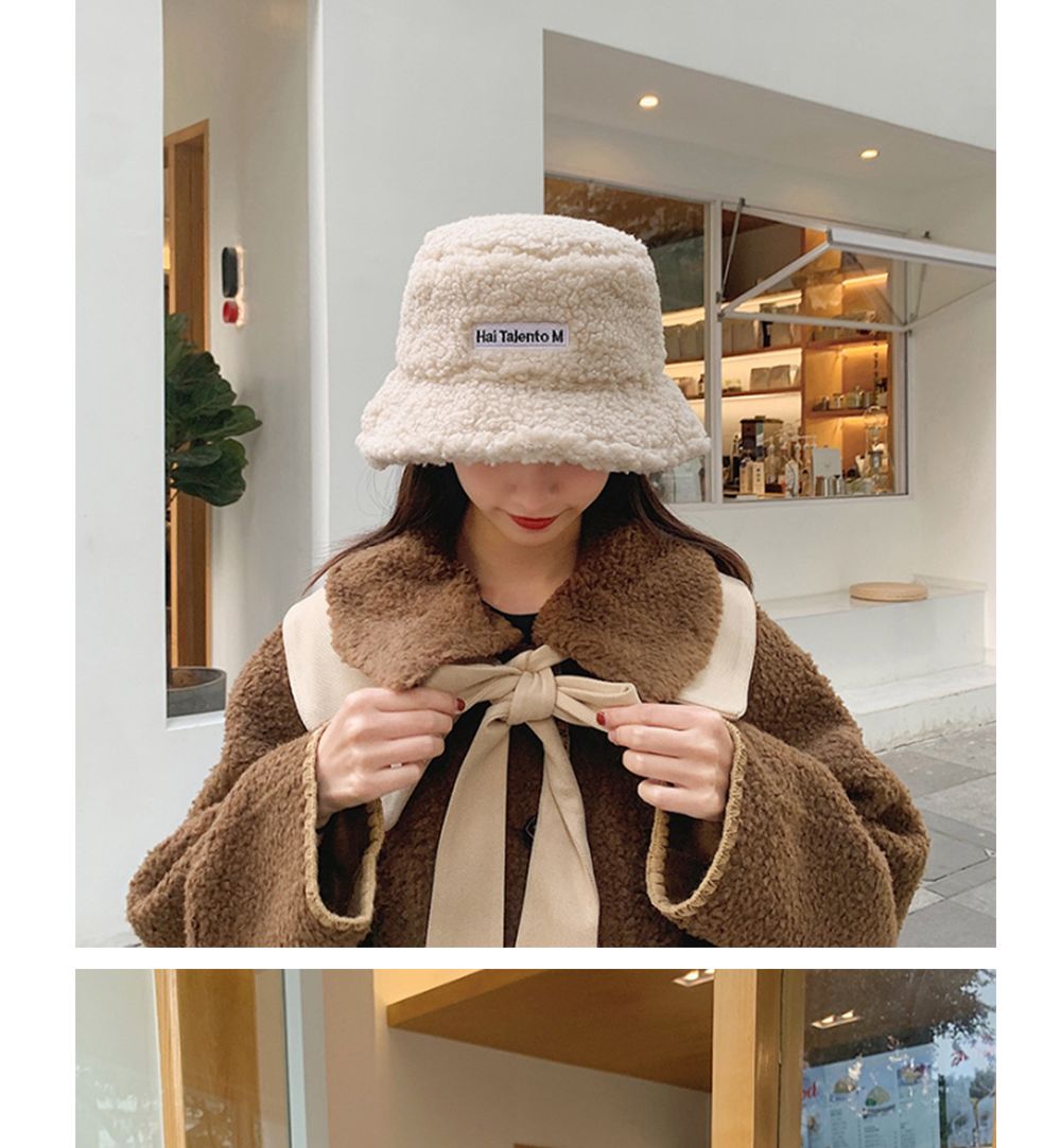 양털 벙거지모자 버킷햇 털모자 뽀글이모자 양털모자 벙거지 벙거지모자 버킷햇 캡모자 베이직코디 패셔너블 트렌디한캐주얼룩 털모자 양털모자 뽀글이 앙고라버킷햇 버킷햇 스트릿브랜드 등산용품 등산모자