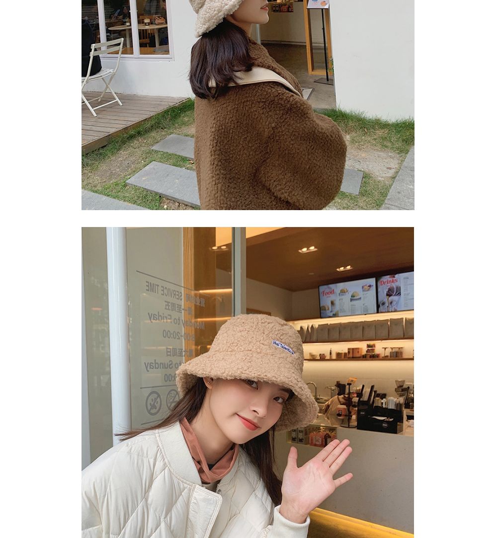 양털 벙거지모자 버킷햇 털모자 뽀글이모자 양털모자 벙거지 벙거지모자 버킷햇 캡모자 베이직코디 패셔너블 트렌디한캐주얼룩 털모자 양털모자 뽀글이 앙고라버킷햇 버킷햇 스트릿브랜드 등산용품 등산모자
