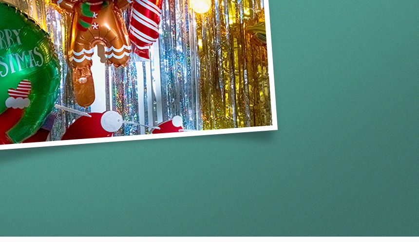 크리스마스 풍선 장식 6종 세트/풍선/풍선만들기/만들기풍선/크리스마스파티용풍선/크리스마스파티풍선/행