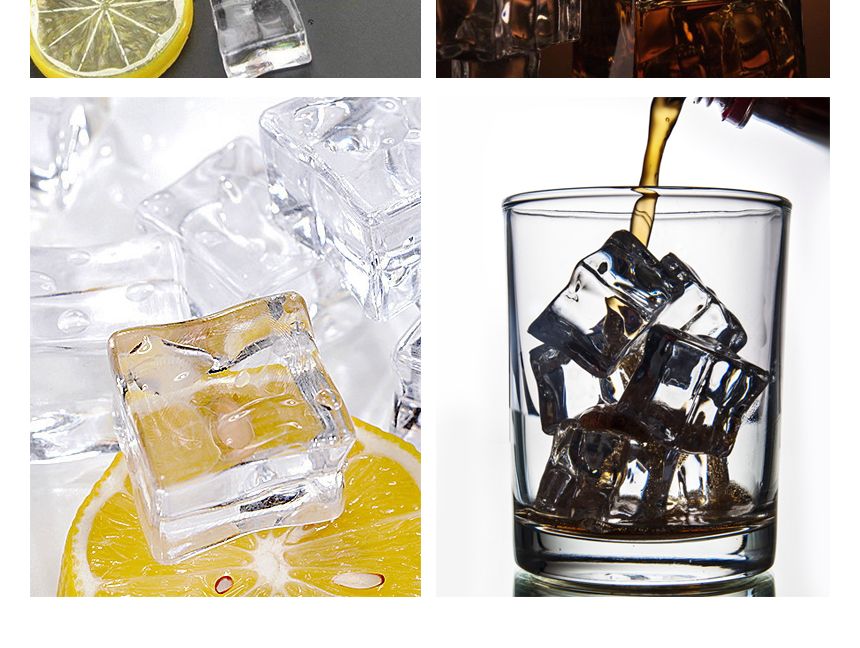 아크릴 투명 얼음 모형 15mm 1봉지 50개/모형/얼음모형/투명얼음모형/아크릴얼음모형/아크릴투명얼음모형/