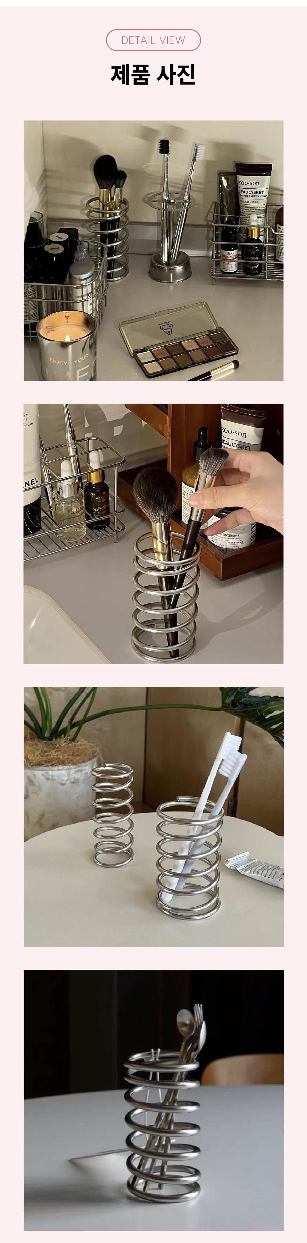 스프링 칫솔 꽂이 스프링칫솔홀더 스프링칫솔거치대 스프링칫솔걸이 욕실칫솔걸이 욕실칫솔정리대 칫솔꽂이 칫솔걸이