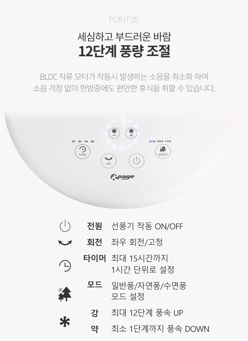 휴앤봇 DC 스탠드 써큘레이터 KP-D820SR/서큘레이터/가정용서큘레이터/스탠드서큘레이터/흰색서큘레이터/화