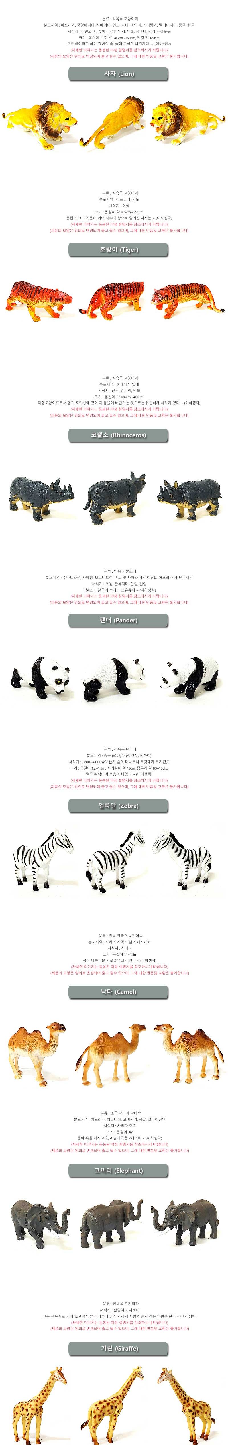 WING CROWN IND LTD 야생탐험(대) 자연은살아있다/학습용모형/교육용모형/동물모형/야생동물모형/학습완구/