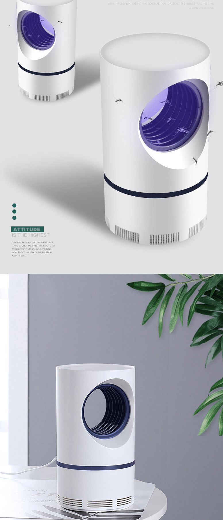 LED 무드등 모기 트랩/벌레트랩/충전포집기/LED무드등포집기/포집기/LED퇴치기/퇴치기/벌레퇴치기/LED벌레