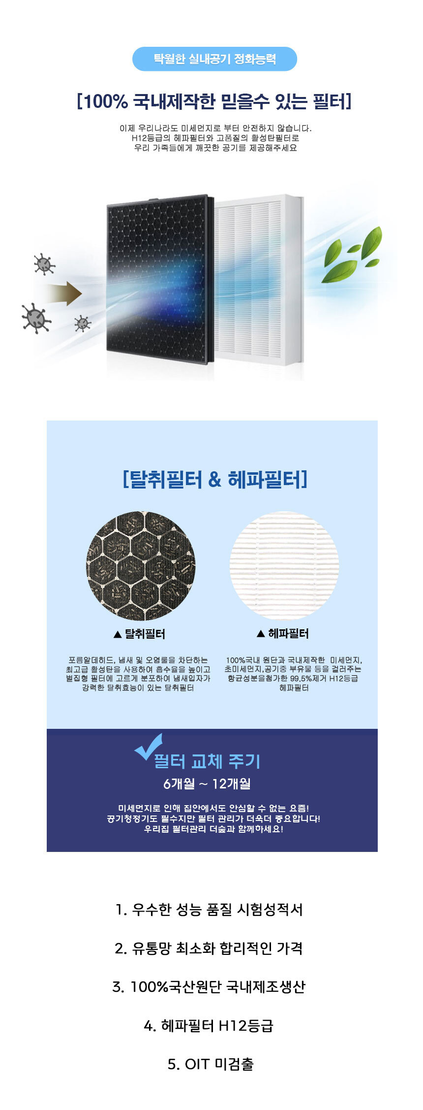 LG 공기청정기 LA-R-061CW 국산 호환필터/LG공기청정기필터/LG공기청정기호환필터/엘지공기청정기필터/엘지