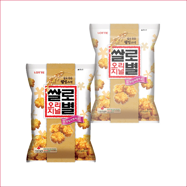 롯데 쌀로별 오리지널 78gx16개 과자 맥주안주 술안주 술안주과자 간식 사무실간식 회사간식 스낵 맛있는과자 봉지과자 봉지스낵
