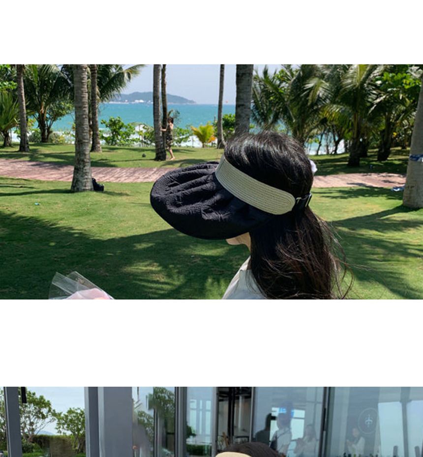 러블리무드 썬캡 플라워썬캡 야외활동선캡 러블리해변선캡 여신선캡 자외선차단선캡 패셔너블한패션 귀여운느낌 고급스러운분위기 고급스런디자인 로맨틱블랙 엣지매력 유니크한 패션의완성 캐주얼모자패션 독특한디자인