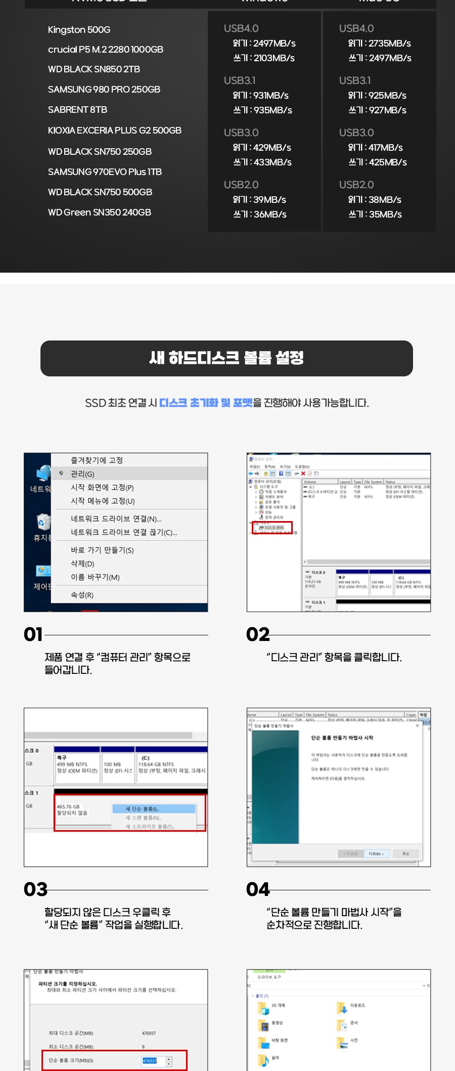 썬더볼트 M.2 NVME SSD 40Gbps 외장 케이스 30782/SSD/SSD외장하드케이스/하드케이스/SSD외장케이스/SSD외