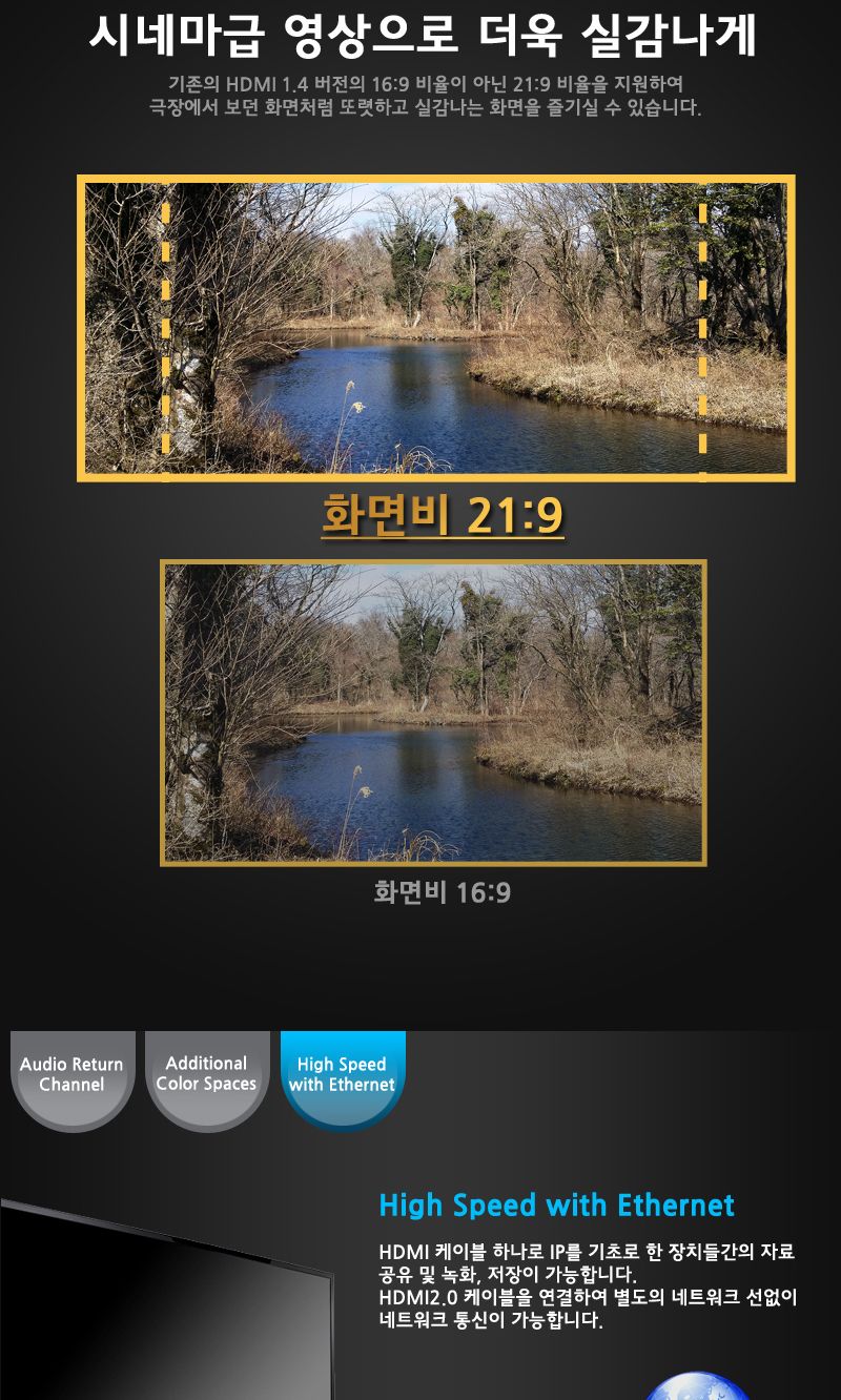 (대원TMT) 대원티엠티 HDMI 2.0 골드메탈 리피터 케이블 15M (DW-HDC15)/리피터/네트워크리피터/PC리피터/