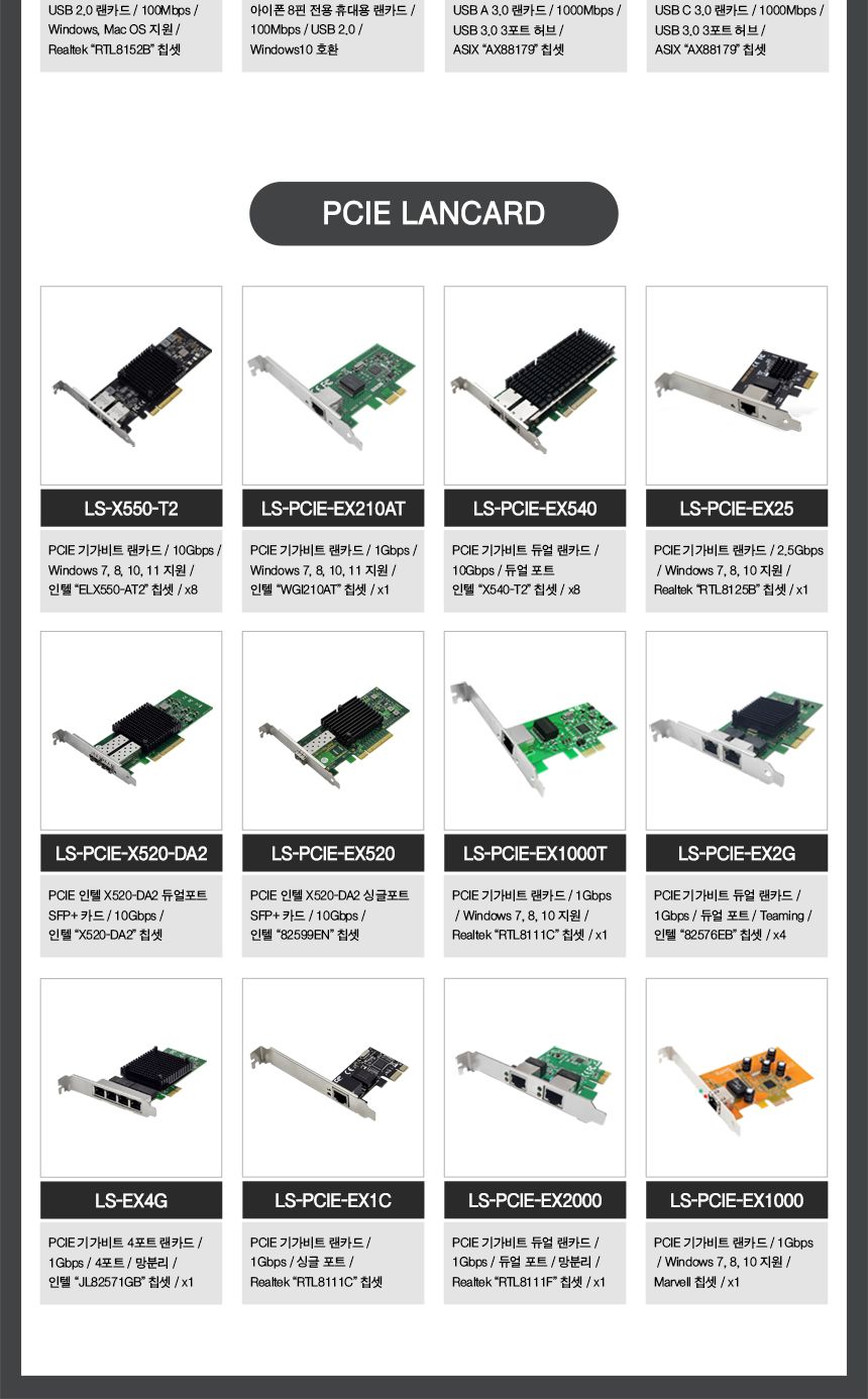 USB3.1 Type C 기가 랜카드 (30683)/랜카드/네트워크랜카드/컴퓨터랜카드/PC랜카드/기가랜카드/LAN카드/컴