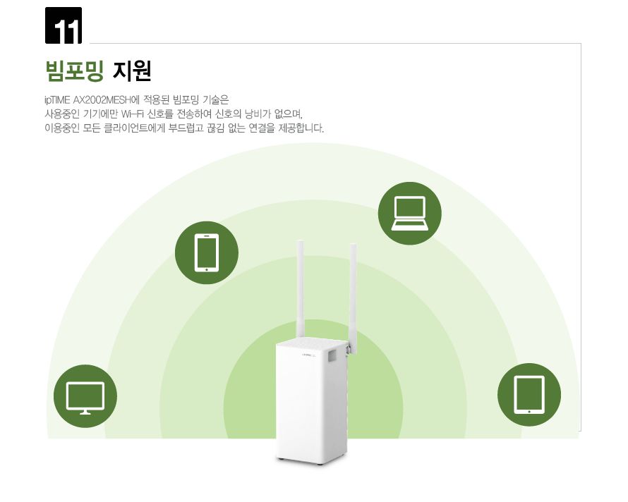 ipTIME AX2002MESH-B AX1800 Wi-Fi 6 유무선공유기 (블랙)/기가와이파이/기가비트공유기/기가공유기/인터넷