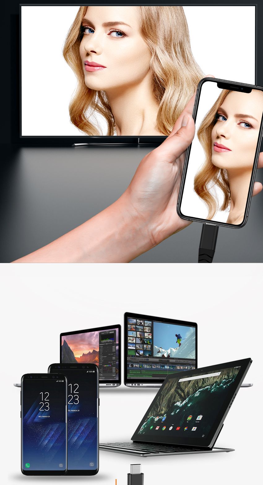 엠비에프 USB3.1 to DisplayPort 변환 컨버터/USB31TO디스플레이포트변환컨버터/USB31TODISPLAYPORT변환컨