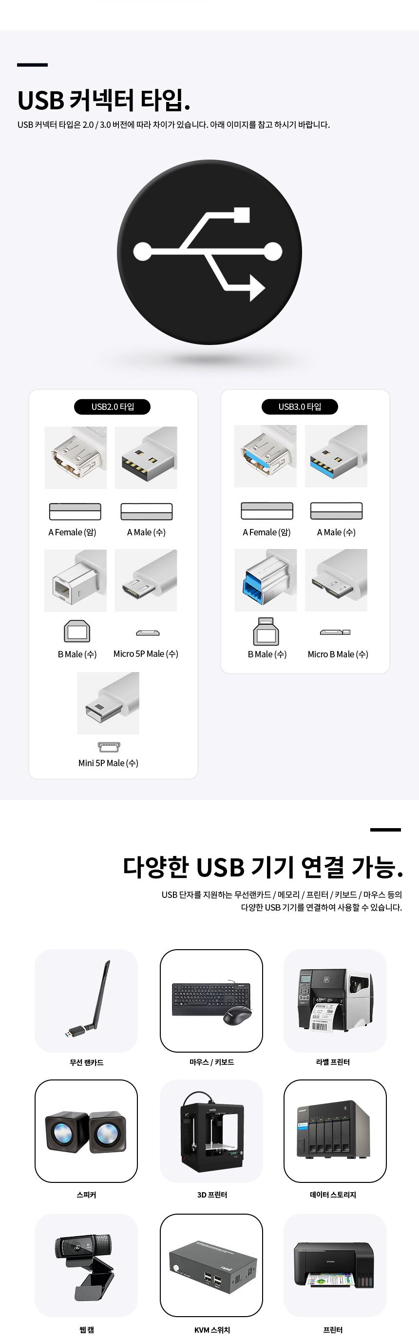 파워랜 USB3.0 허브 7포트 충전 1포트 유전원타입 (PL554 PL-UH308P)/허브/파워랜허브/USB허브/허브USB/7포