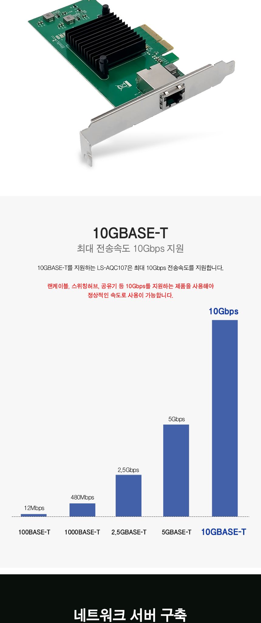 10GbE PCIe 랜카드 Marvell AQC107 (30734)/PCIE/PCIE랜카드/랜카드/컴퓨터랜카드/PC랜카드/네트워크랜카드