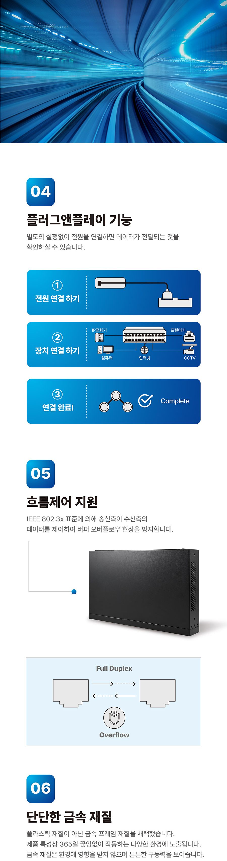 다후아 PFS3024-24GT 24포트 기가비트 스위칭허브/스위칭허브/네트워크허브/인터넷연결허브/랜선허브/랜허