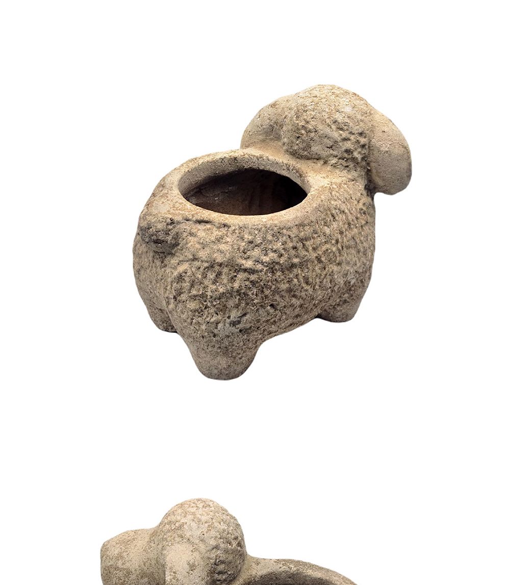 테라원 빈티지 아쿠아 동물 토분 어린 양 30x22cm/인테리어화분/깔끔한화분/거실화분인테리어/개업축하화분