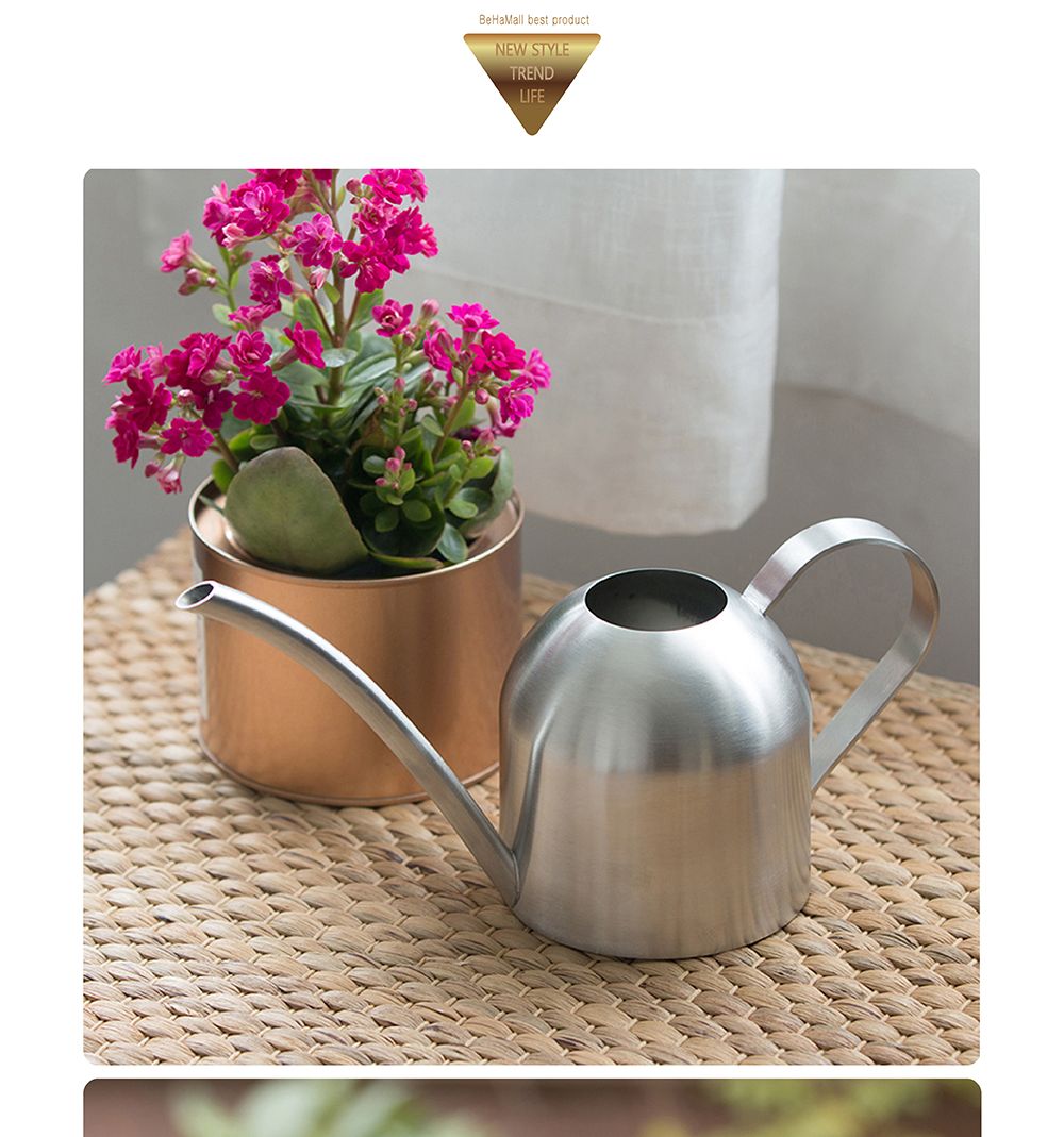 스테인레스 1.5L 물조루 물뿌리개 KS-004/물조리개/화분조루/화분물조루/원예조리개/화분물주기/조경물뿌리