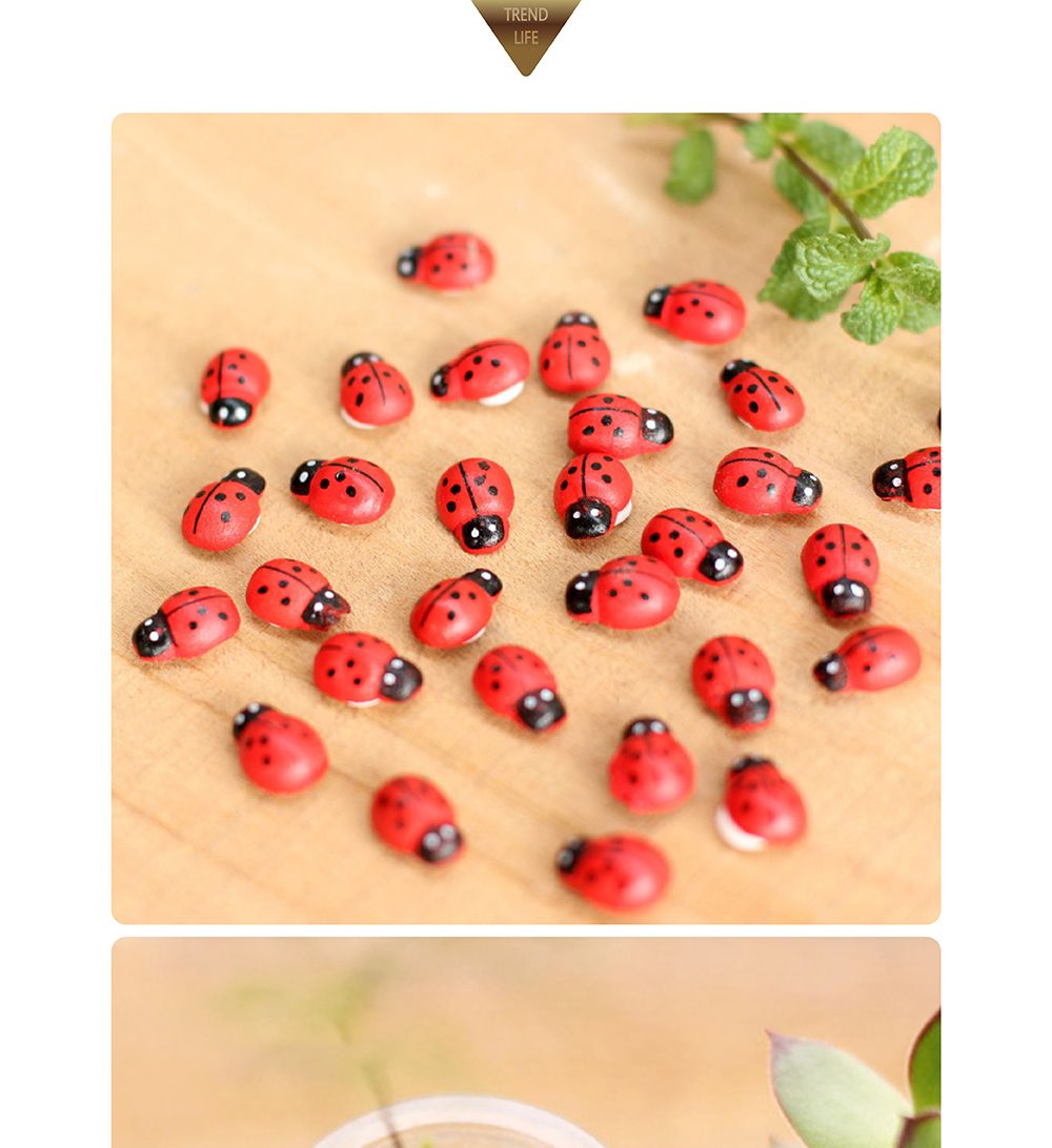 (대 30개셋트) 화분 데코 테라리움 장식 소품 무당벌레/테라리엄/화분데코/화분장식/화분장식소품/화분인테