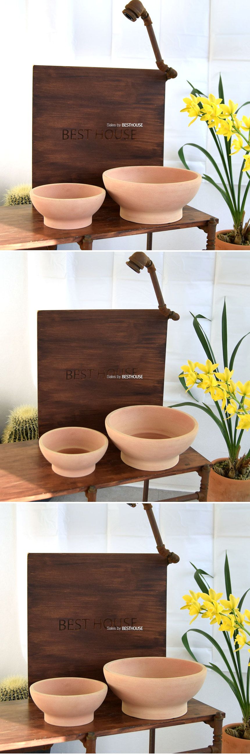 베트남 토분 테라원 수국 아레나D24 24x10cm/화분/토분/빈티지화분/빈티지토분/식물화분/꽃화분/모정화분/