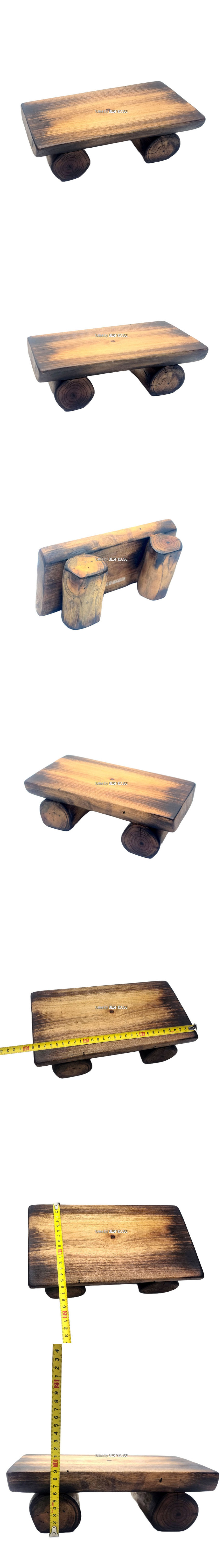 고재 원목 화분 받침대 우드스텐드 미니 직사각 29x15x9cm/우드스탠드/원목화분받침대/화분진열/화분장식대