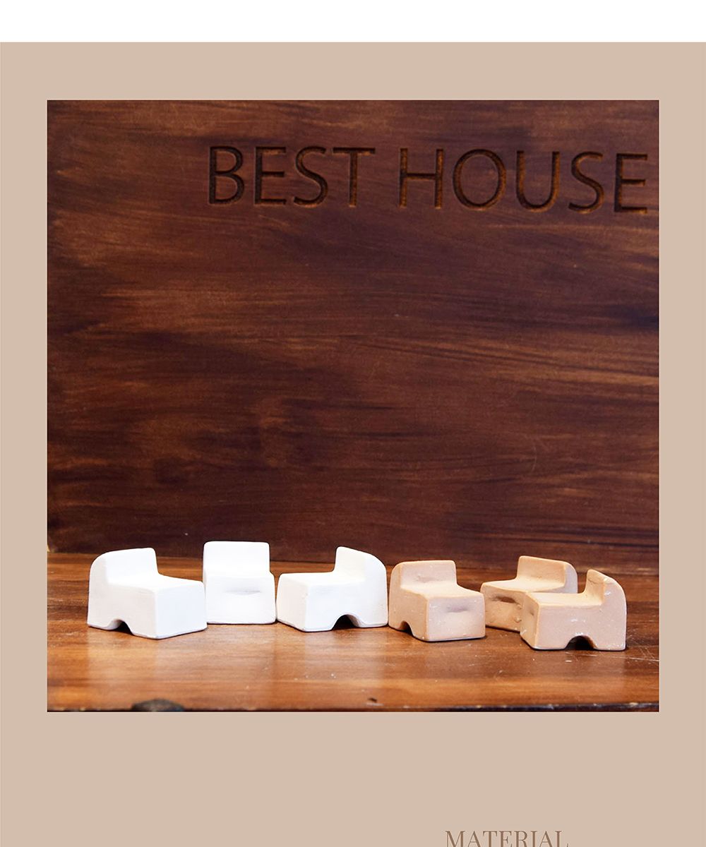 (아레나(살구색)) 더플라워포터리 토분받침 블럭 4.5x3x3.5cm (3개셋트)/토분받침/토분받침대/원형화분받침